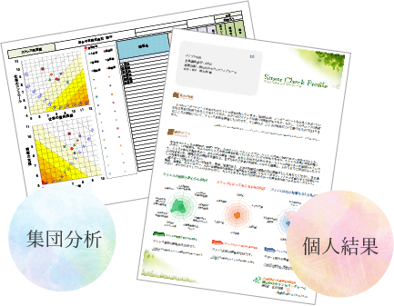 集団分析、個人結果イメージ